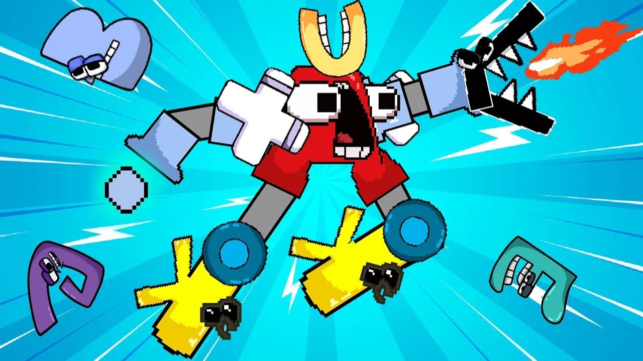 Alphabet Lore ТРАНСФОРМЕРЫ! РОБОТ БИТВА 🤖