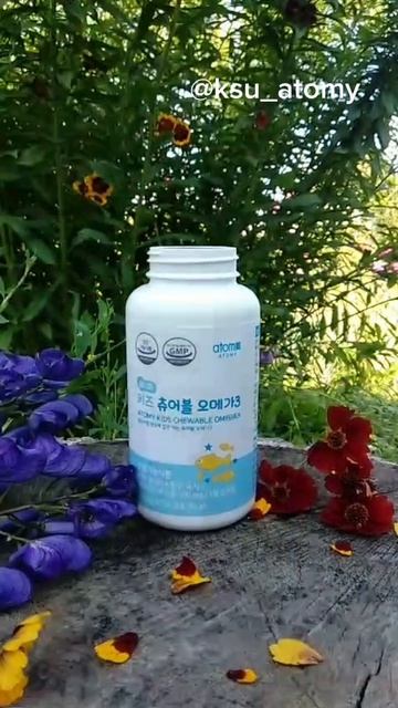 Корейская омега-3 для детей в виде рыбок.