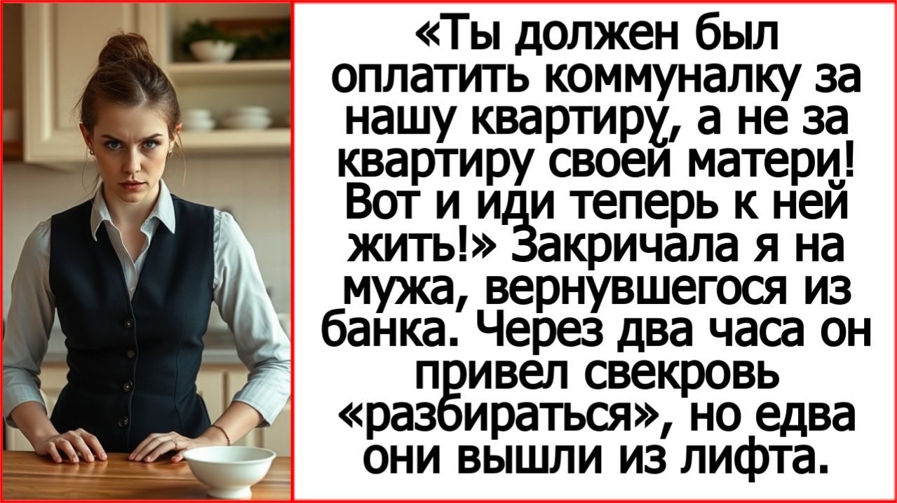 Рассказы из жизни. Сынок, спасибо, что погасил мои долги по ЖКХ деньгами жены!