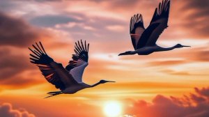 Осенние журавли