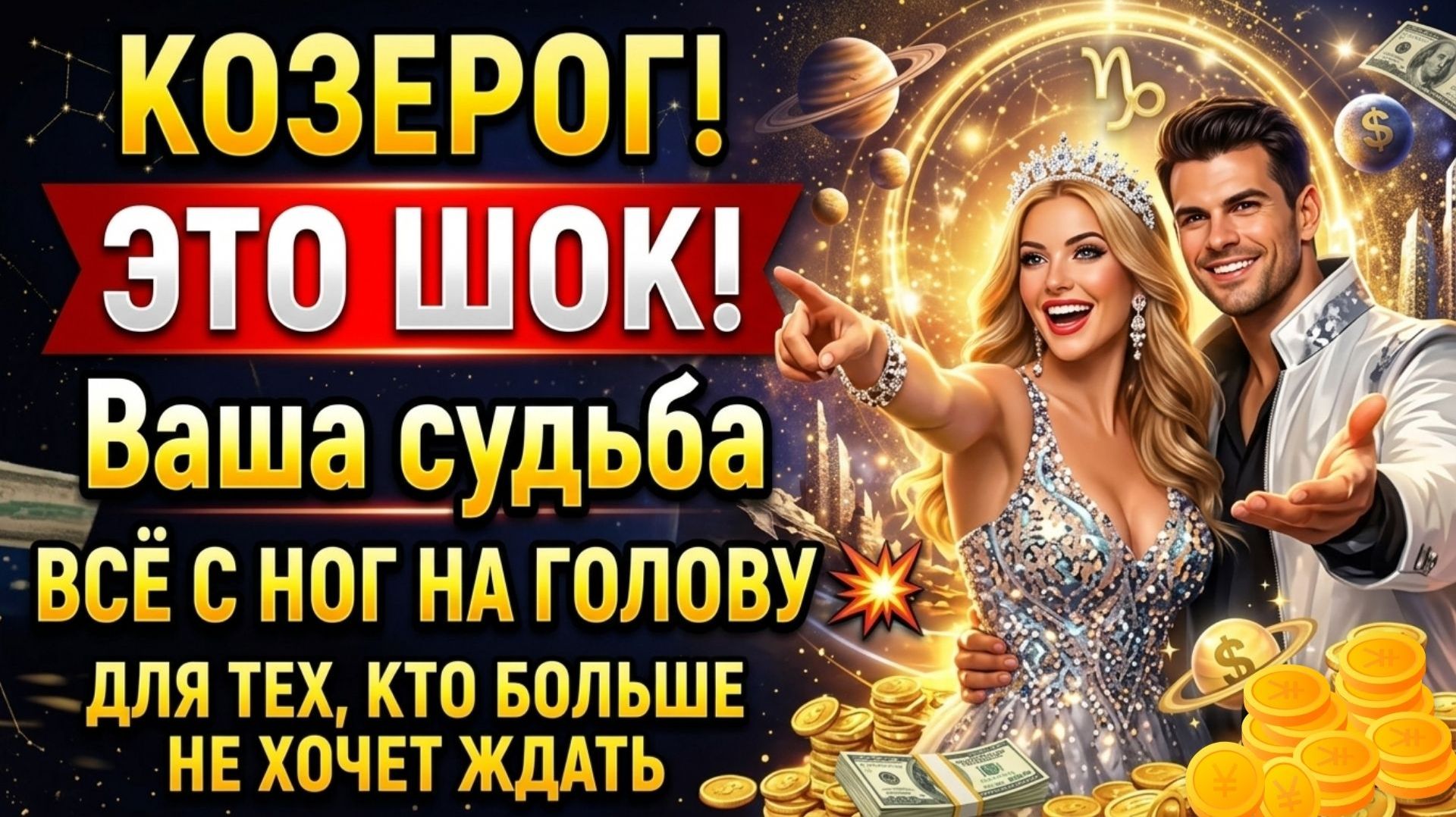 🐐 КОЗЕРОГ! это шок. Ваша судьба всё с ног на голову.