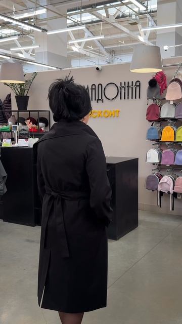 ▫️Двубортный, хлопковый плащ с палантином