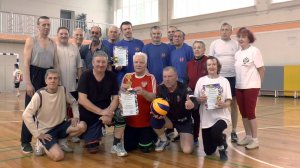 Волейбол ветераны. Награждение.