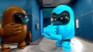 AMONG US 3D АНИМАЦИЯ - ПРЕДАТЕЛЬ НА КОРАБЛЕ! 2