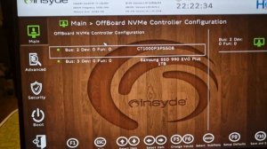 Проверка правильности установки дополнительного ssd диска в BIOS ноутбука THUNDEROBOT RANGE 16 MAX