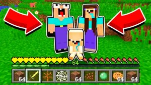 Как пройти Майнкрафт за Семья Нубика в Minecraft