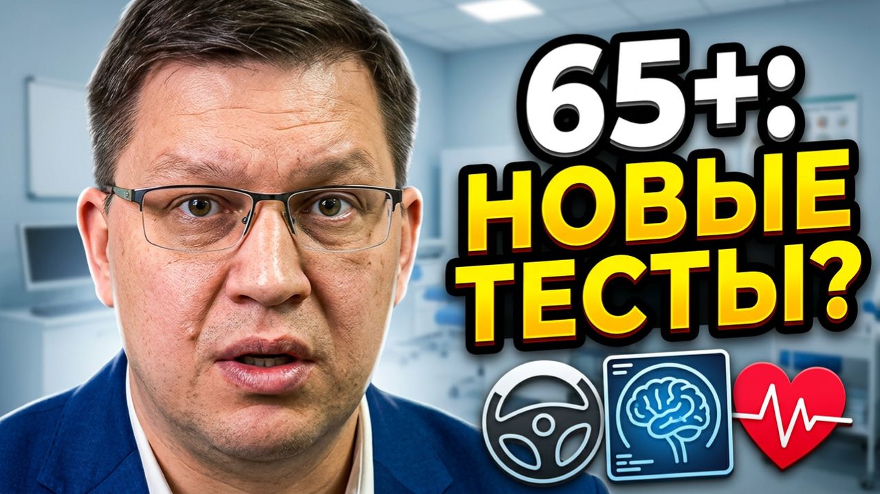 Медосмотр водителей старше 65 лет: все подробности!