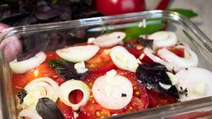 ПРОСТАЯ и ароматная закуска из помидоров с луком — идеальна к любому столу! #130