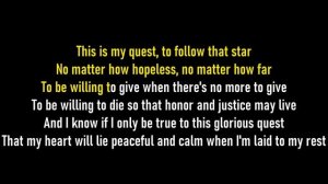 Frank Sinatra - The Impossible Dream - Karaoke [vpE5f_xf6oI]