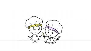Twin Pretend Play Dress Up with Emma & Kate - EK Doodles Cute Animation
