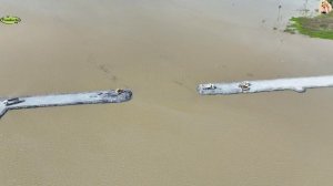 Строительство, строительство водного пути  на озере