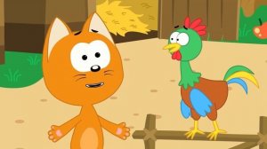 🍿 Грибок Теремок и Дождик 🦥от Котэ и Синего трактора - песенки для детей!