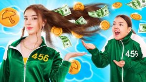 Бедный vs Богатый Игрок в Кальмара  Пробуем Игру в Кальмара в Реальной Жизни