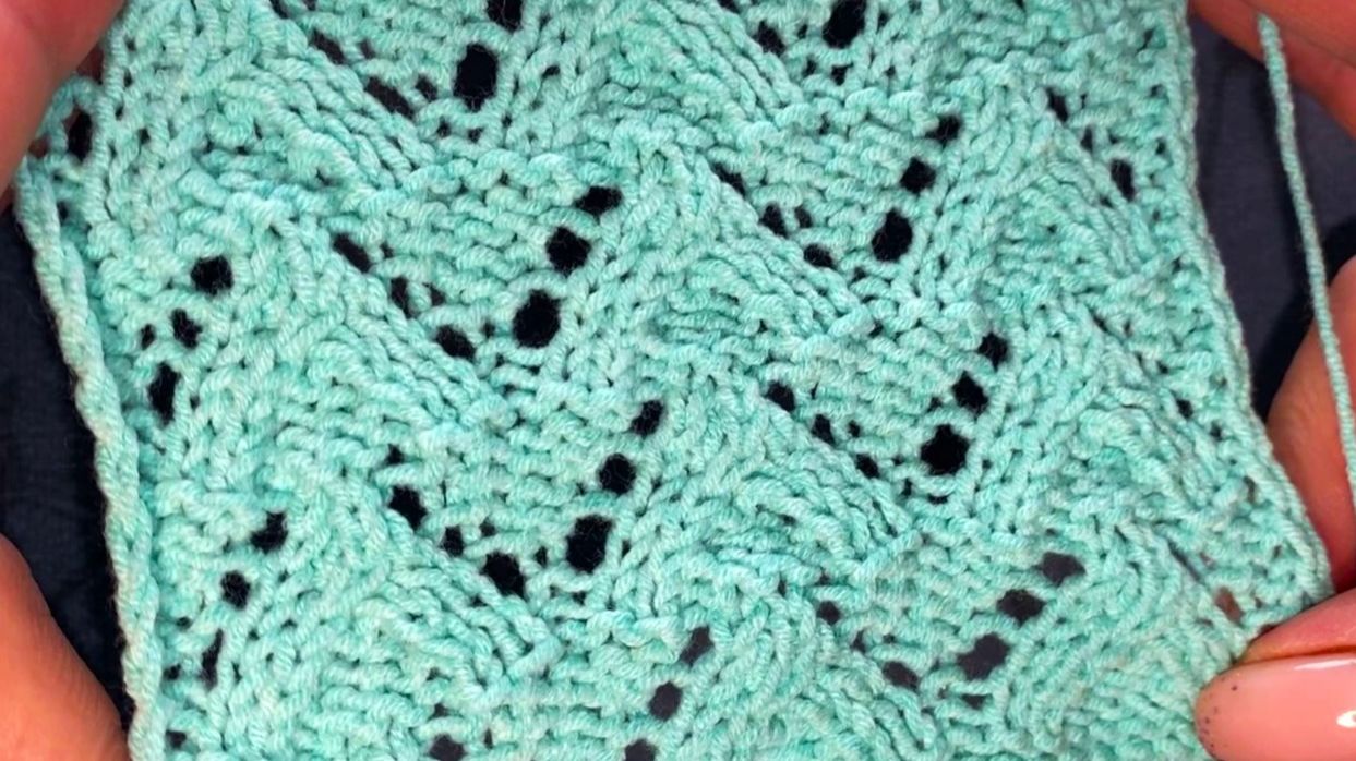 💯СТИЛЬНЫЙ РЕЛЬЕФНЫЙ УЗОР СПИЦАМИ📌