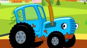 Синий Трактор едет к нам. Интересная песня для малышей