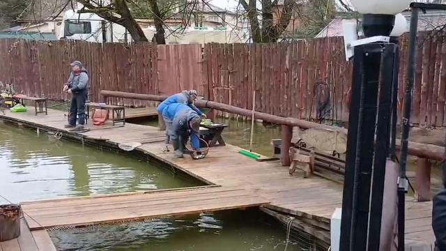 Поимки форели.