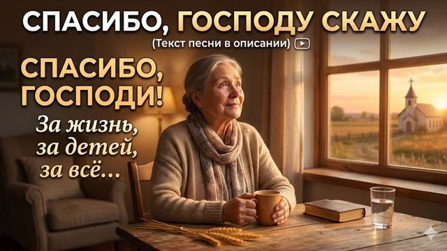 СПАСИБО ГОСПОДУ СКАЖУ