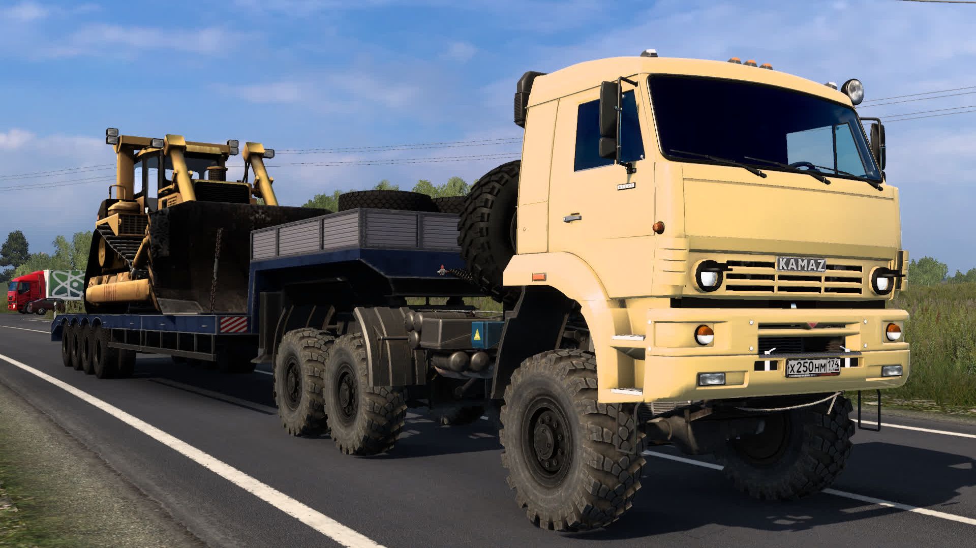 639 / ETS2 1.53 / Суровая Россия Забайкалье "R7" / КАМАЗ 65225 БАТЫР
