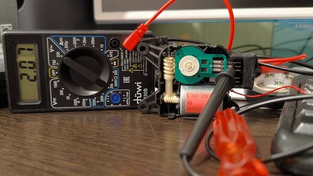 Проверка потенциометра VW назад