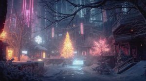 Night City Winter Calm — Warm & Cosy Cyberpunk Ambient Blade Runner Vibes