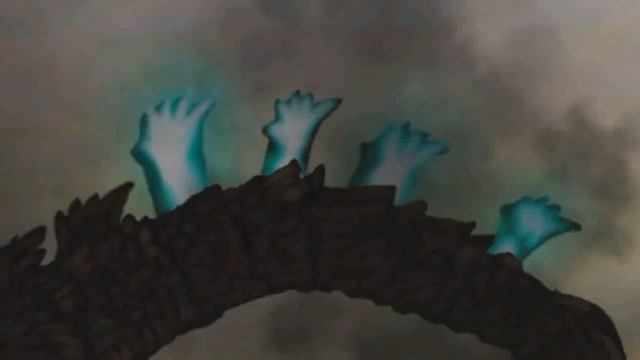 Годзилла Минус один  Воссоздание атомного дыхания Анимация