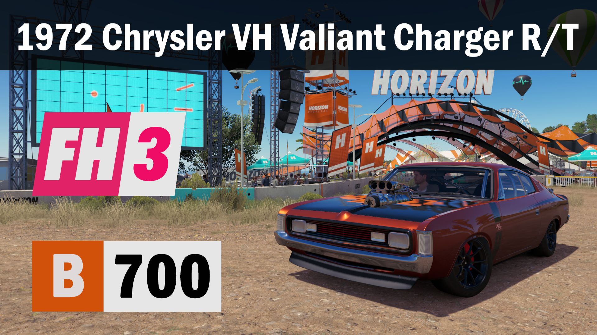 Forza Horizon 3 - 1972 Chrysler VH Valiant Charger R/T E49, Race