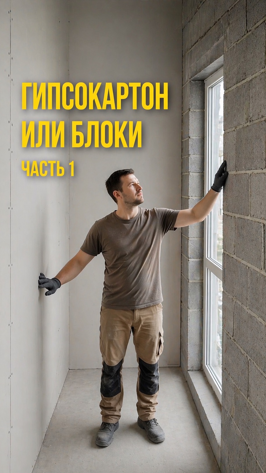 Стены из гипсокартона ГКЛ или блоков? ЧАСТЬ 1