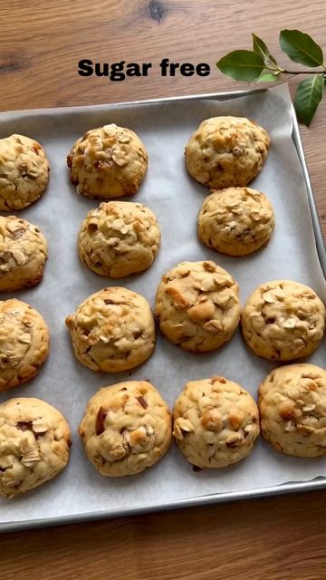 печенье овсяное яблочное с корицей