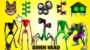 📢 СИРЕНОГОЛОВЫЙ 📢 - СОБЕРИ СИРЕНОГОЛОВОГО ПРАВИЛЬНО. SIREN HEAD - ВИДЫ.
