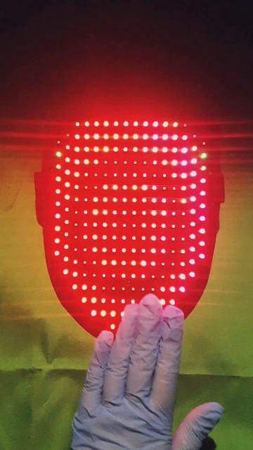 пришла наконец-то наша маска Led