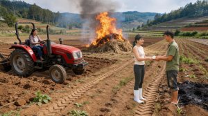 30 дней работы на тракторе: подготовка почвы для нового урожая кукурузы.