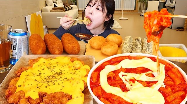 АСМР ЕДА КОРЕЯ | МУКБАНГ | КОРЕЙСКИЙ ФАСТФУД