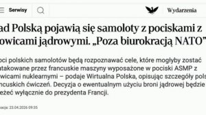 🇫🇷💥🇷🇺 Грядет ядерная война: Польша и Франция отработают нанесение ядерных ударов по Беларуси и