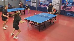 отбор Мухаметов/Киреева (1065) - Виноградов/Шарый (1081) 19.04 Парный турнир по настольному теннису