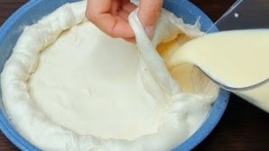 Почему я раньше так не готовила? НЕРЕАЛЬНО ВКУСНЫЙ И БЫСТРЫЙ ПИРОГ К ЧАЮ!