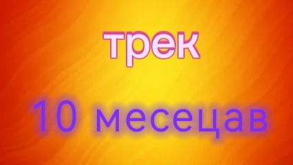 трек 10 месецев