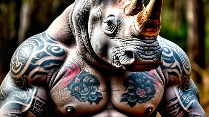 Перекаченный носорог