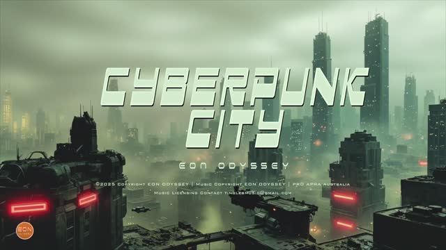 Cyberpunk City Blade Runner Vibes Futuristic Soundscapes.