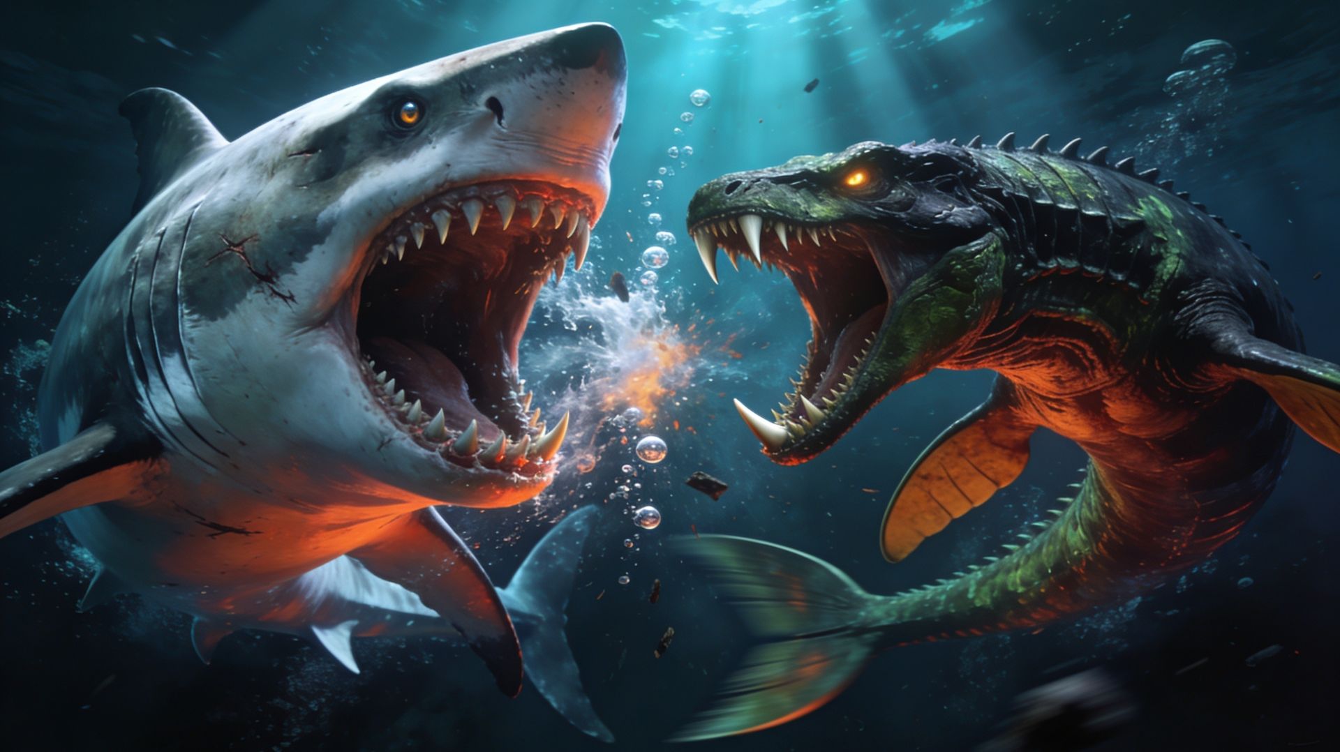 Эпик битва МЕГАЛЛАДОН против МАЗОЗАВРА!