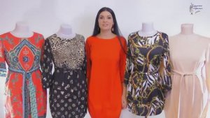 Платье на весну - осень за 20 минут! На любую фигуру без выкройки