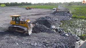 Строительство, засыпка территории