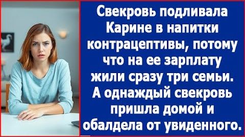 ИСТОРИИ ИЗ ЖИЗНИ|Свекровь подливала невестке контрацептивы|РЕАЛЬНЫЕ ИСТОРИИ|ЖИЗНЕННЫЕ ИСТОРИИ