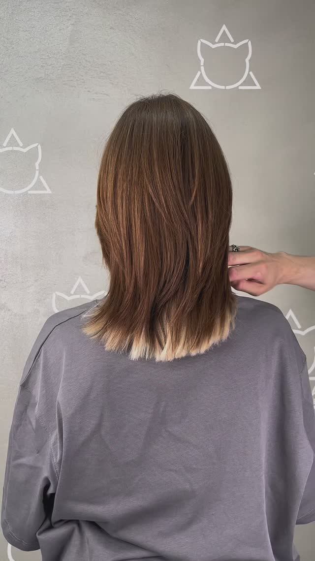 Скрытое окрашивание в натуральных оттенках - яркий образ в палитре классических цветов!