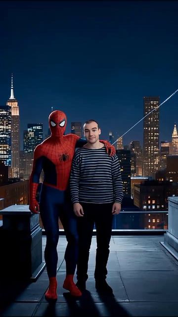 сфоткался с паучком