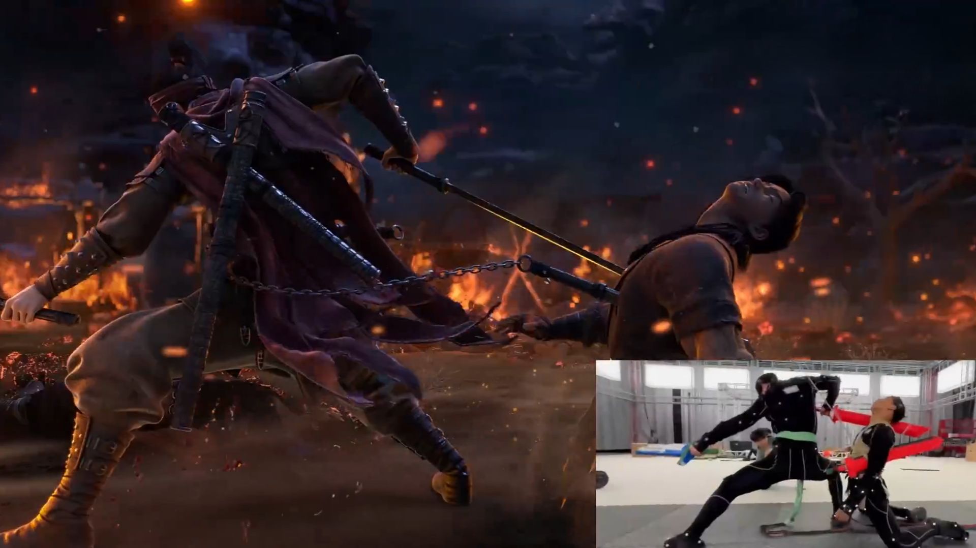 Да будет ночь - Демонстрация процесса съёмок