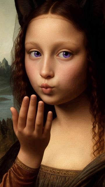 MONA_LISA_CAT_SHORTS#short