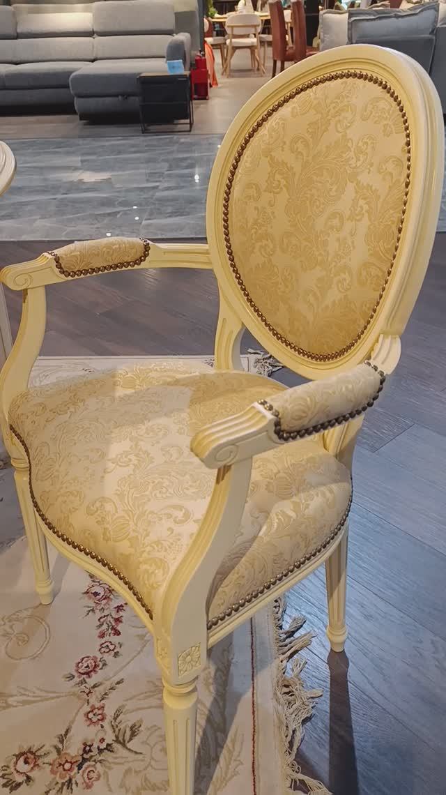 Cтул LEONARDO AL Ivory 4047+14 GC738