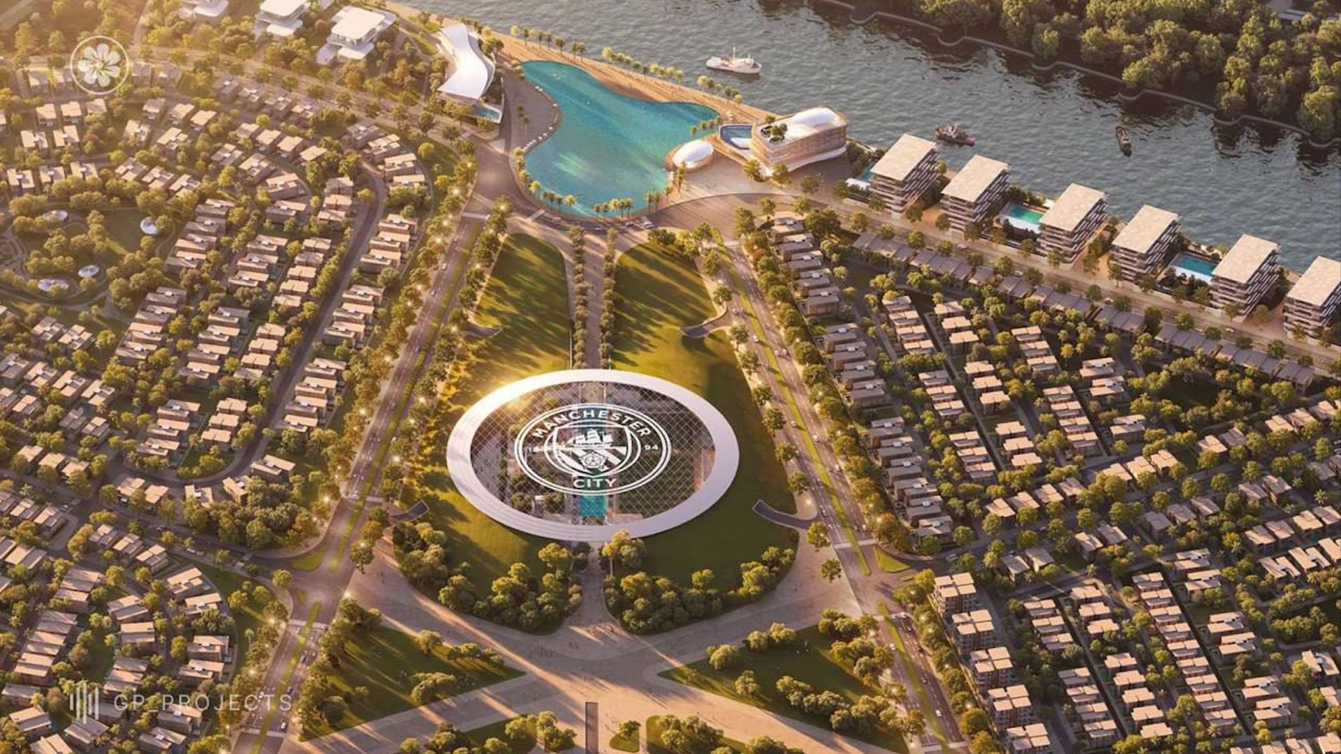 Куда инвестировать в ОАЭ  Manchester City Residences рядом с Yas Island  Недвижимость Абу-Даби