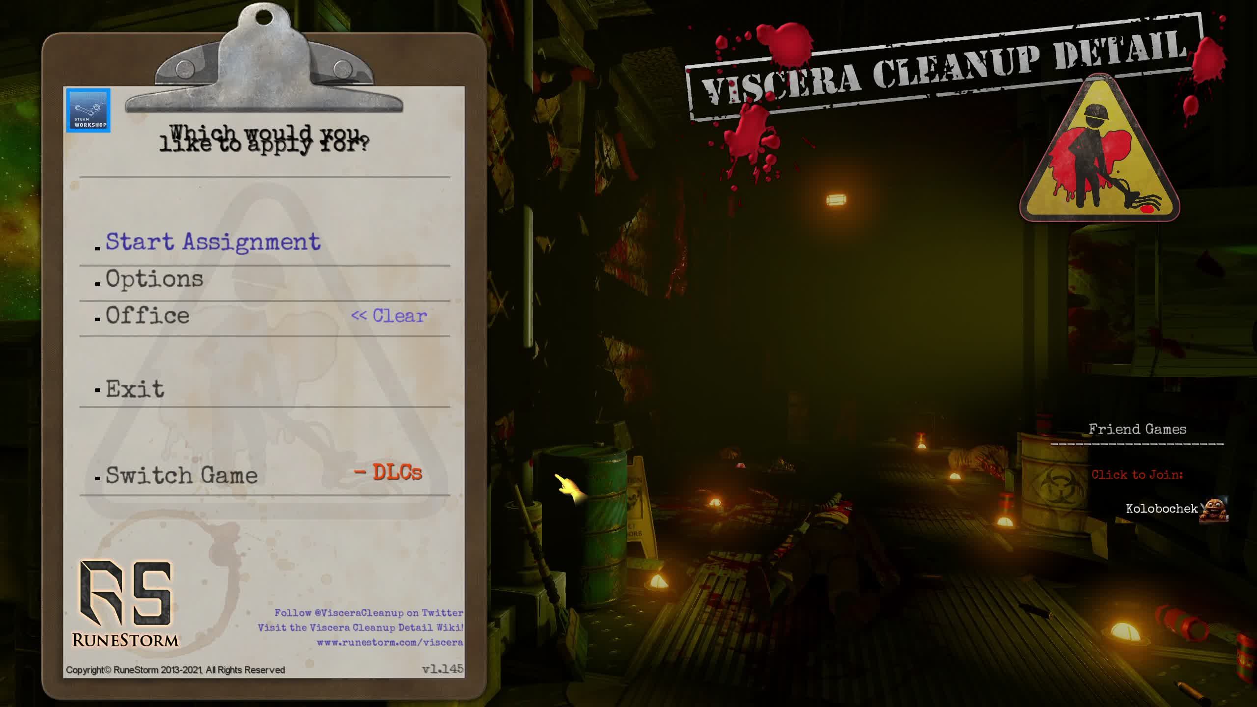 Стрим Viscera Cleanup Detail Первый запуск
