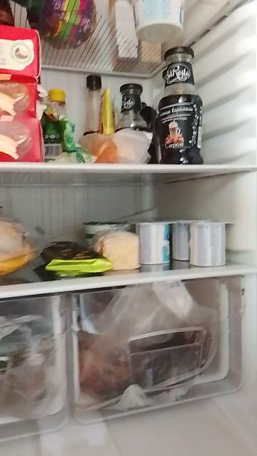 Обзор на мой холодильник после дня рождения